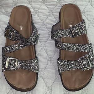 Madden girl sparkly sandals